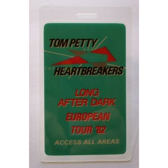 Tom Petty And The Heartbreakers Long After Dark Backstage Pass 1982 Rock Music - Picture 2 of 3